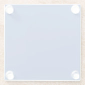 Blauw Glazen Onderzetter (Achterkant)