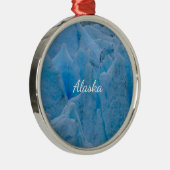 Blauw Gletscher Ornament Souvenir (Rechts)