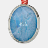 Blauw Gletscher Ornament Souvenir (Links)