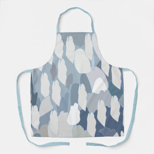 Blauw Gletsjer Ijs Schort (Voorkant)