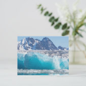 Blauw gletsjerijs, Noorwegen Briefkaart (Staand voorkant)
