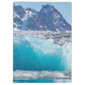 Blauw gletsjerijs, Noorwegen Klembord (Achterkant)