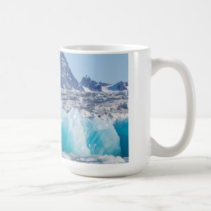 Blauw gletsjerijs, Noorwegen Koffiemok