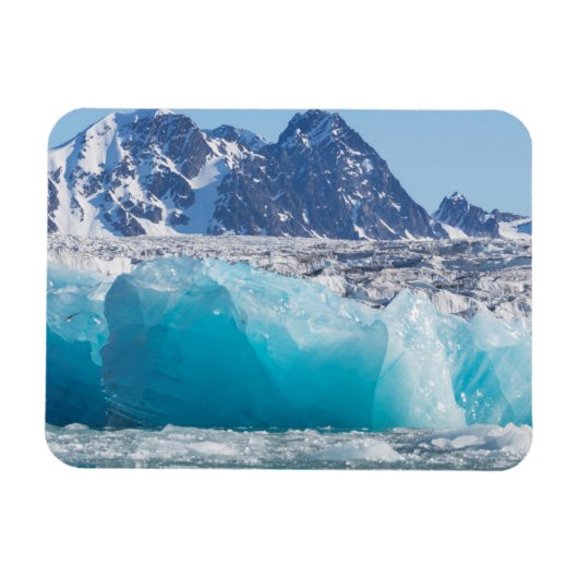 Blauw gletsjerijs, Noorwegen Magneet (Horizontaal)