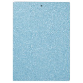 Blauw Glitter-aangepast klembord (Achterkant)