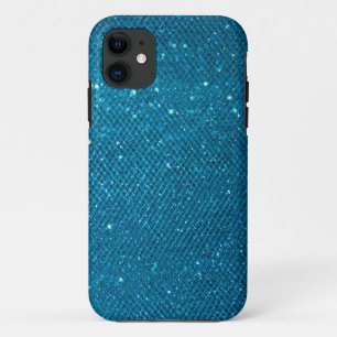 Blauw glitter Case-Mate iPhone case