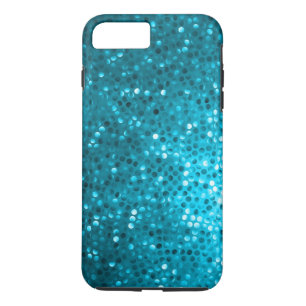 Blauw glitter en spaarpjes Case-Mate iPhone case