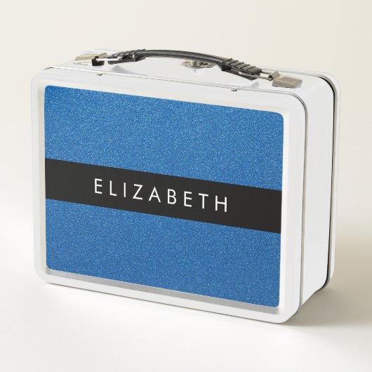 Blauw Glitter, Glitter Achtergrond, Jouw naam (Achterkant)