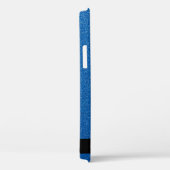 Blauw Glitter, Glitter Achtergrond, Jouw naam Case-Mate iPhone Case (Achterkant / Rechts)