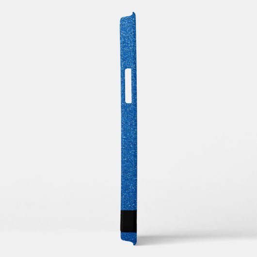 Blauw Glitter, Glitter Achtergrond, Jouw naam Case-Mate iPhone Case (Achterkant / Rechts)