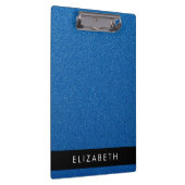 Blauw Glitter, Glitter Achtergrond, Jouw naam Klembord (Rechts)