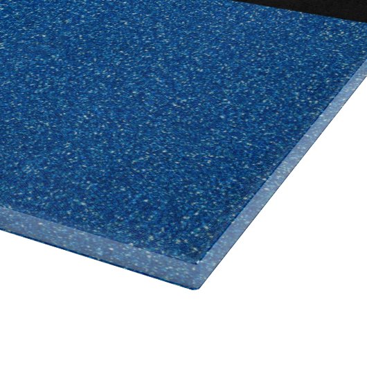 Blauw Glitter, Glitter Achtergrond, Jouw naam Snijplank (Hoek)