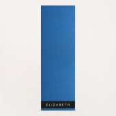Blauw Glitter, Glitter Achtergrond, Jouw naam Yogamat (Voorkant)