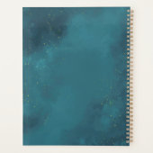 Blauw & Glitter Maand en Week Planner (Achterkant)