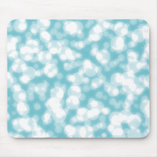 Blauw glitter personaliseren muismat (Voorkant)