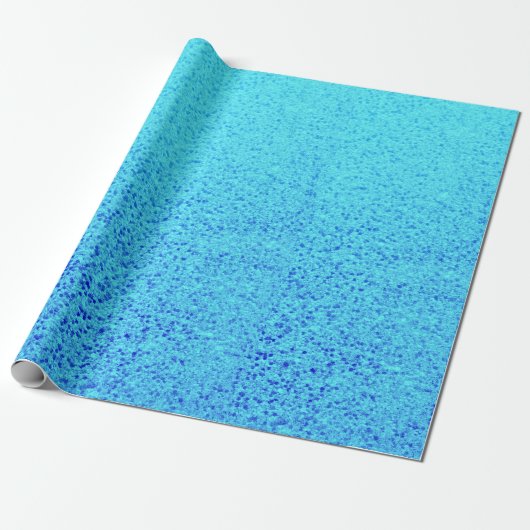 Blauw glitter Sparkle Shiny Shimmer Cadeaupapier (Uitgerold)