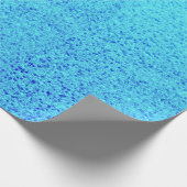 Blauw glitter Sparkle Shiny Shimmer Cadeaupapier (Hoek)