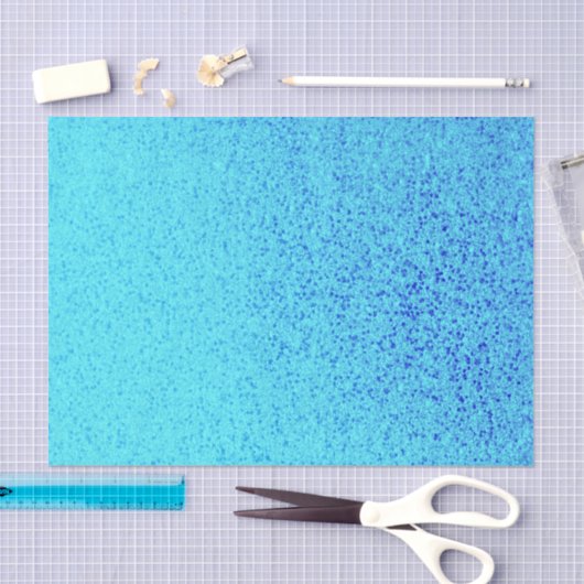 Blauw glitter Sparkle Shiny Shimmer Tissuepapier (Craft)