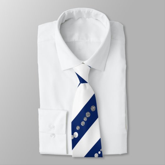 Blauw glitter stropdas (Gebonden)