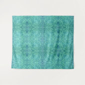 Blauw glitter wandkleed (Voorkant (horizontaal))