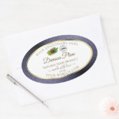 Blauw Glitter White Gold Product Label Ladybug Log (Envelop)