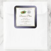 Blauw Glitter White Gold Product Label Ladybug Log (Tas)