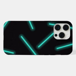 Blauw gloeiende iPhone 15 Pro Max hoesje