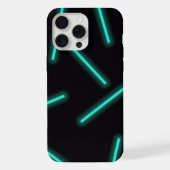 Blauw gloeiende iPhone 15 Pro Max hoesje iPhone Hoesje (Achterkant)