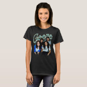 Blauw Glow Indieband T-shirt (Voorkant volledig)