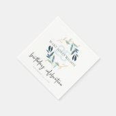 BLAUW GOLD FOLIAGE WREET OM HET EVEN WELKE LEEFTIJ SERVET (Hoek)