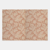  blauw Golden Red Floral Morris Inpakpapier Vel (Voorkant 3)