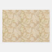  blauw Golden Red Floral Morris Inpakpapier Vel (Voorkant 2)