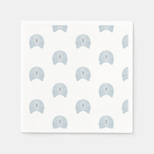 Blauw golf pet servet