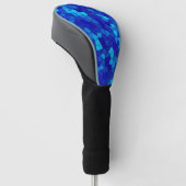 BLAUW GOLFHEADCOVER (Schuin)