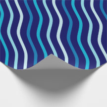 Blauw golvend naadloos patroon