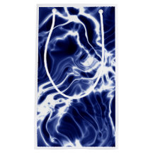 Blauw golvend patroon 