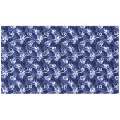 Blauw golvend patroon  tafelkleed (Voorkant (Horizontaal))