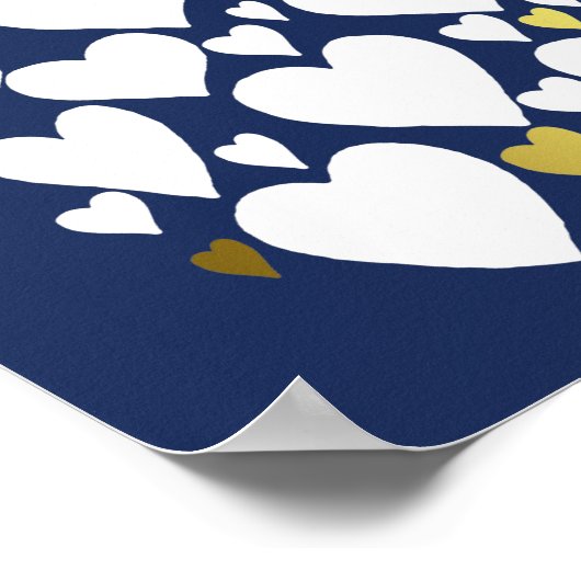 Blauw Goud 50e Verjaardag 50 Redenen Waarom We Van Poster (Hoek)