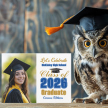 Blauw Goud Afstudeerklas 2026 Foto Afstudeerfeest