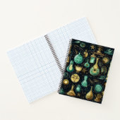 Blauw-goud-alchemie Notitieboek (Binnen)