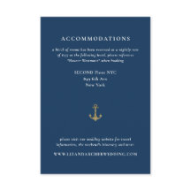 Blauw Goud Anker Nautische Bruiloft Hotel