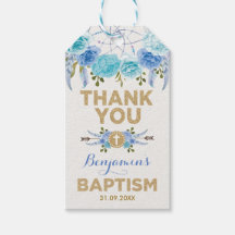 Blauw Goud Bloemen Dreamcatcher Doop Doop