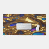 Blauw & Goud - Bureaumat (Keyboard & Muis)