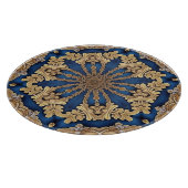 Blauw Goud Decoratieve Snijplank (Hoek)