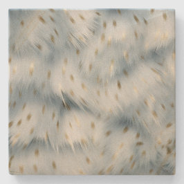 Blauw Goud Dierenprint Stenen Onderzetter