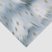 Blauw Goud Dierenprint Tissuepapier (Detail)