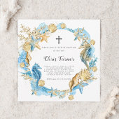 Blauw & Goud Doop onder de Zee Kaart