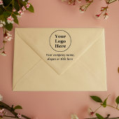 Blauw goud en wit marmer rubberstempel