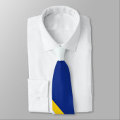 Blauw goud en witte gestreepte nekstropdas. stropdas (Gebonden)