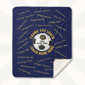 Blauw Goud, Geschenkideeën voor Voetbal coaches, V Sherpa Deken